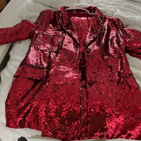 Sequin Pants Suit - Picture 1 of 3